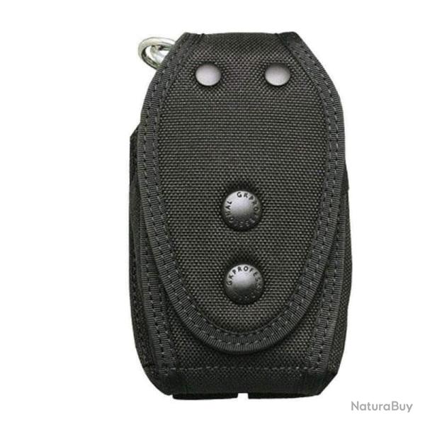 Porte-menottes GK Pro Red Label horizontal ou vertical porte-cl�s int�gr� ceinturon 30-50 mm Noir