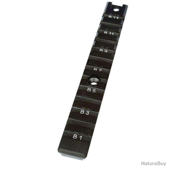 Rail Picatinny UTG MIL-STD 155 mm Noir