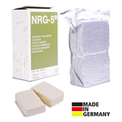 Ration de survie Mil-Tec NRG-5 de 250 g 1150 kcal v&eacute;gan 20 ans de conservation