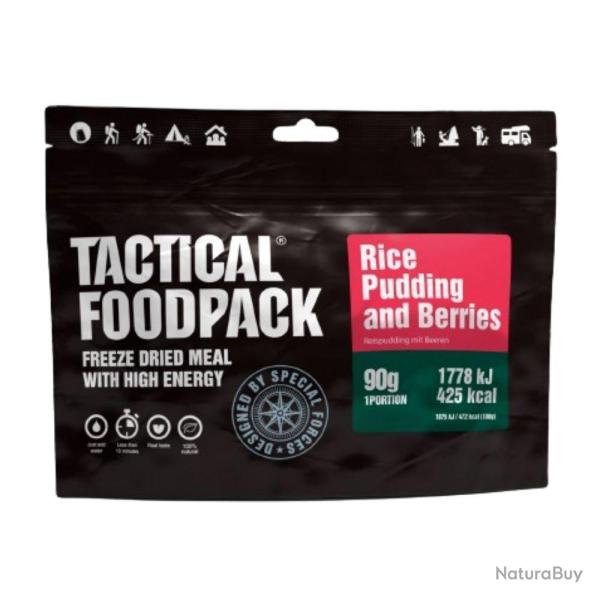 Ration lyophilis�e Tactical Foodpack Riz au lait & Baies 427 kcal Autre