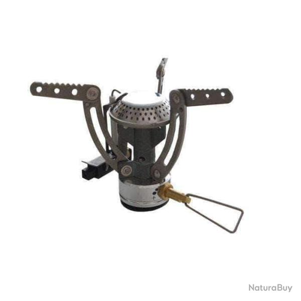 R�chaud Mil-Tec Spider acier inoxydable cartouche gaz 1 800 W 135 g avec bo�tier poly�thyl�ne Autre