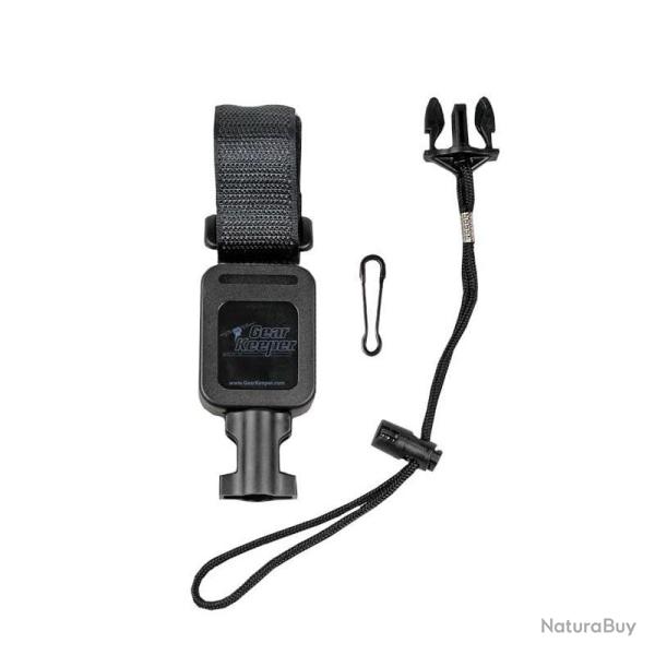 R�tracteur tactique Gear Keeper Sidearm Tether Low Force Velcro Noir 91 cm / 36 inch 3 oz / 85 g
