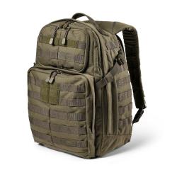 Sac &agrave; dos 5.11 Tactical RUSH 24 2.0 37 L en nylon avec compartiment ordinateur Vert Ranger 37L