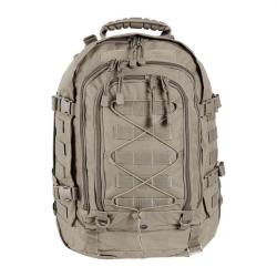 Sac &agrave; dos Ares modulable 45/60L &agrave; soufflet, dos rigide et syst&egrave;me MOLLE, environ 2 kg Coyote