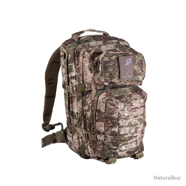 Sac � dos d'assaut Mil-Tec US 20 litres CIV-TEC polyester PVC avec syst�me Laser Cut frontal et bret