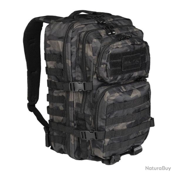 Sac � dos d'assaut Mil-Tec US 36 litres polyester 600D enduit PVC compartiment hydratation et MOLLE 