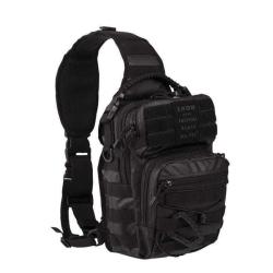 Sac &agrave; dos d'assaut mono-bretelle Mil-Tec 10 litres polyester enduit polyur&eacute;thane avec mousqueton ABS