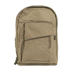 Sac &agrave; dos Mil-Tec Day Pack 25L polyester enduit PVC avec organisateur et bretelles rembourr&eacute;es Vert 