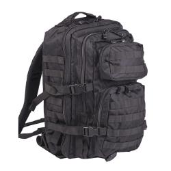 Sac &agrave; dos Mil-Tec US Assault Large 36L polyester 600D enduit PVC version monochrome Noir