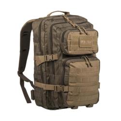 Sac &agrave; dos Mil-Tec US Assault Ranger 36L polyester enduit PVC MOLLE avec poche hydratation Coyote