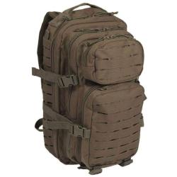 Sac &agrave; dos Mil-Tec US Assault Small 20L Laser Cut polyester enduit PVC 42 &times; 20 &times; 25 cm 1 100 g Vert o
