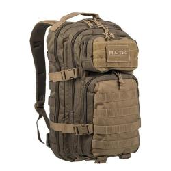 Sac &agrave; dos Mil-Tec US Assault Small 20L version bicolore polyester enduit PVC MOLLE 42 &times; 20 &times; 25 cm C