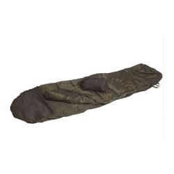 Sac de couchage Mil-Tec Commando &Eacute;t&eacute; format momie polyester confort +15 &deg;C extr&ecirc;me +10 &deg;C Vert Zip &agrave;