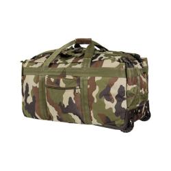 Sac de voyage Ares &agrave; roulettes 120L, compartiment central &agrave; ouverture totale, bretelles sac &agrave; dos CC