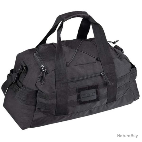 Sac de voyage Mil-Tec Cargo Combat 25 litres polyester enduit PU compatible MOLLE Noir 25L