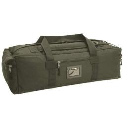 Sac de voyage Mil-Tec TAP Commando 72L polyester enduit PVC d&eacute;perlant &agrave; fond renforc&eacute; Vert olive