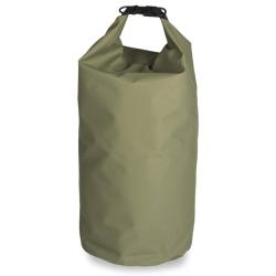 Sac &eacute;tanche Mil-Tec Titan 10 litres en b&acirc;che PVC-polyester avec fermeture roll-top et D-Ring Vert 30