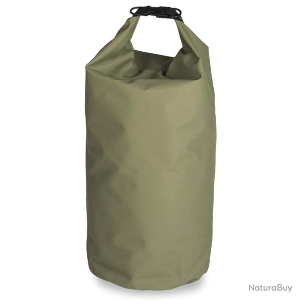 Sac �tanche Mil-Tec Titan 10 litres en b�che PVC-polyester avec fermeture roll-top et D-Ring Vert 30