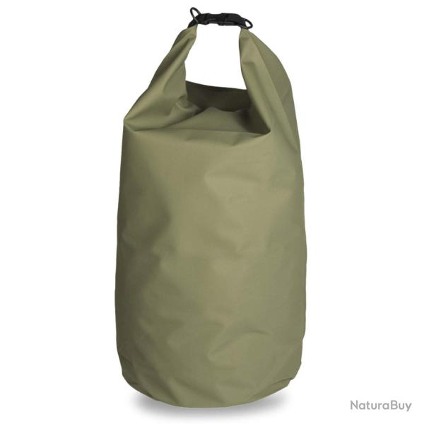 Sac �tanche Mil-Tec Titan 10 litres en b�che PVC-polyester avec fermeture roll-top et D-Ring Vert 50