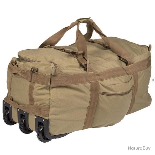 Sac Mil-Tec Commando 118L nylon 1000D enduit PU 78 � 37 � 37 cm charge utile 40 kg trois roulettes C