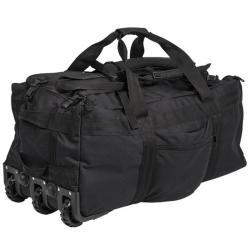 Sac Mil-Tec Commando 118L nylon 1000D enduit PU 78 &times; 37 &times; 37 cm charge utile 40 kg trois roulettes N