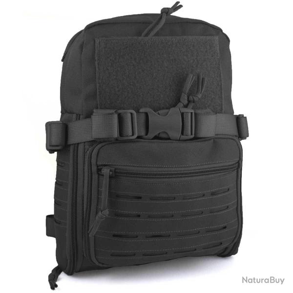 Sac modulaire BTG Mini MOLLE 7L - Compatible gilet porte-plaques Noir