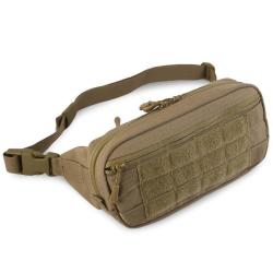 Sacoche banane Mil-Tec Fanny Pack &agrave; ceinture en polyester avec fixations MOLLE en fa&ccedil;ade et poche fi