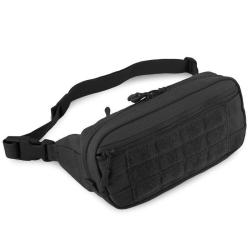 Sacoche banane Mil-Tec Fanny Pack &agrave; ceinture en polyester avec fixations MOLLE en fa&ccedil;ade et poche fi