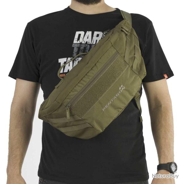 Sacoche de dissimulation Pentagon Telamon en polyester 600D 8,5 L � compartiment arme et poche docum