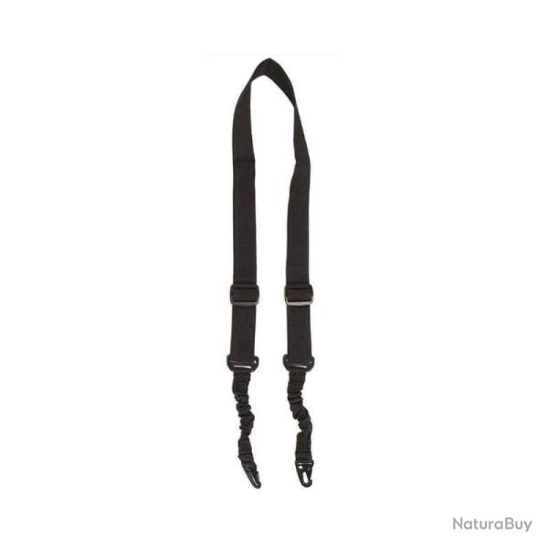 Sangle pour arme Mil-Tec Bungee 2 Points Noir