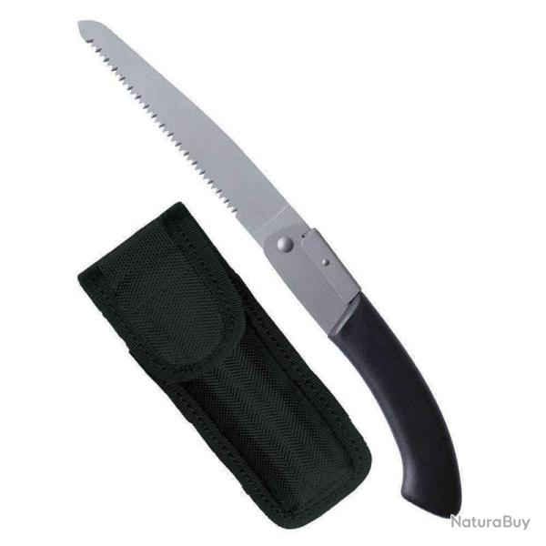 Scie pliante Mil-Tec lame inox 19,5 cm avec �tui nylon Autre