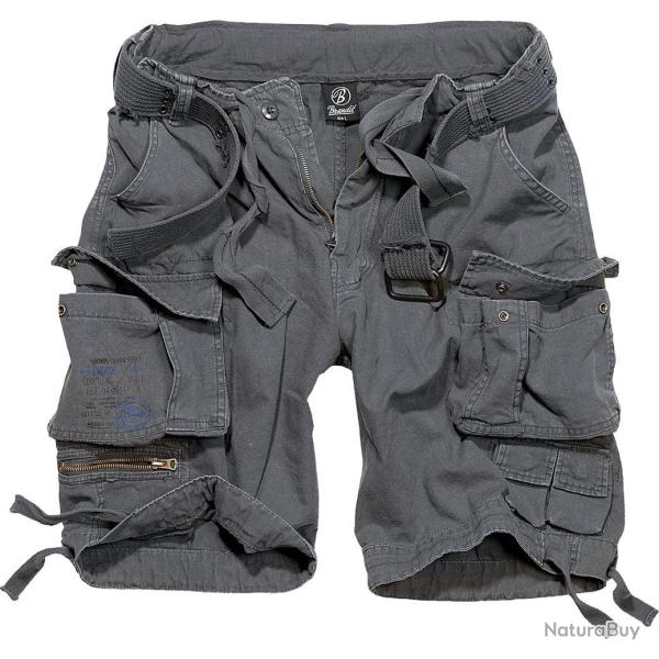 Short Brandit Savage Vintage Gris - L