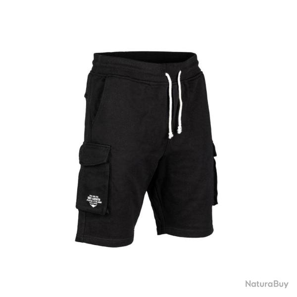 Short de jogging Mil-Tec US Coton Noir - S