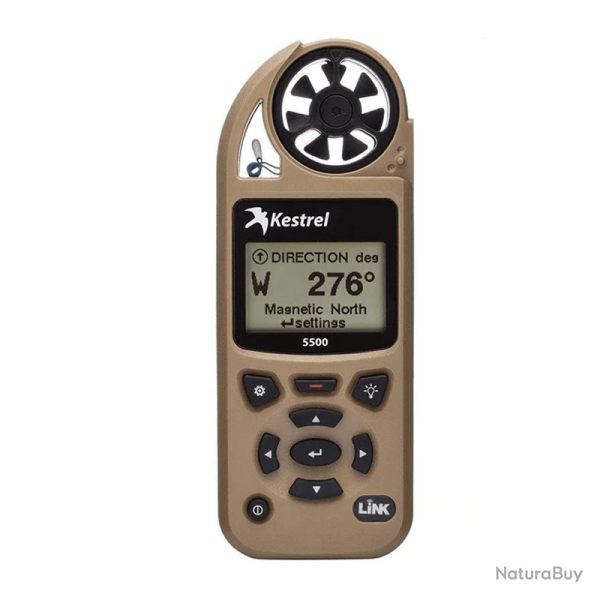 Station m�t�o Kestrel 5500 avec LiNK et girouette de m�t (14 param�tres) Coyote