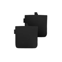 Support de porte-plaque lat&eacute;ral Agilite Flank� Noir