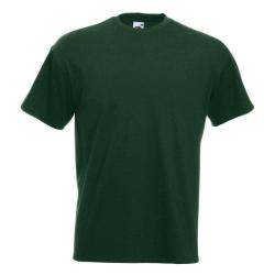 T-shirt Fruit Of The Loom Valueweight T 100% coton Vert - L