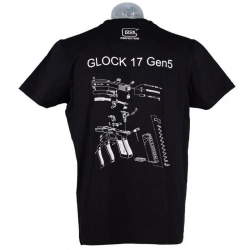 T-shirt Glock Engineering Gen5 Noir - M
