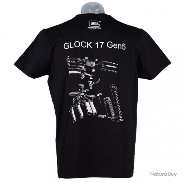 T-shirt Glock Engineering Gen5 Noir - L