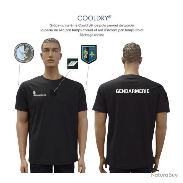 T-shirt Patrol Equipement CoolDry Gendarmerie D�partementale Noir - M