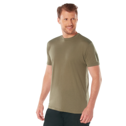 T-shirt Rothco Athletic Fit avec Patch Coyote / Marron - 3XL