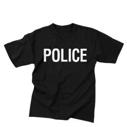 T-shirt Rothco Police Noir - XL