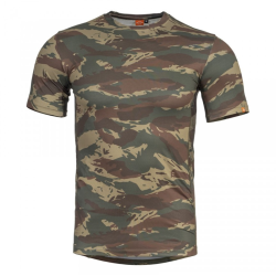 T-shirt technique Pentagon Apollo Tac-Fresh en maille respirante anti-odeur coupe pr&egrave;s du corps Camo