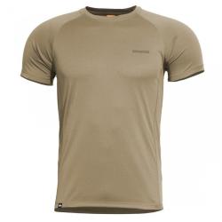 T-shirt technique Pentagon Bodyshock MK2 en polyester s&eacute;chage rapide coupe pr&egrave;s du corps Coyote - S