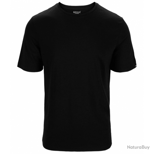 T-shirt thermor�gulateur Brynje Classic Wool Light Noir - L