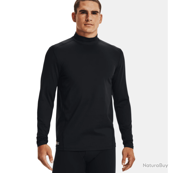 T shirt thermor�gulateur Under Armour UA Coldgear IR cm Noir
