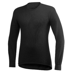 T shirt thermor&eacute;gulateur Woolpower Crewneck 200 Noir