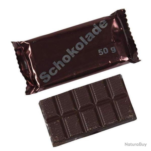 Tablette de chocolat Mil-Tec type Bundeswehr 50 g minimum 45 % cacao conservation 5 ans Autre