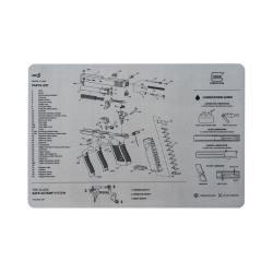 Tapis de d&eacute;montage Glock Bench Mat Gen5 Gris