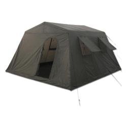 Tente familiale Mil-Tec 6 places polyester Oxford 3,4 &times; 3,1 &times; 1,8 m avec armature acier et deux entr