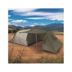 Tente trekking Mil-Tec Space 3 places polyester avec abside de rangement et armature fibre de verre 